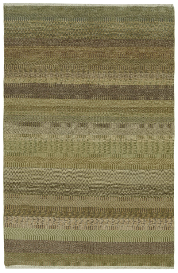 6' 1'' x 9' 1'' Hand-Knotted Oushak Rug