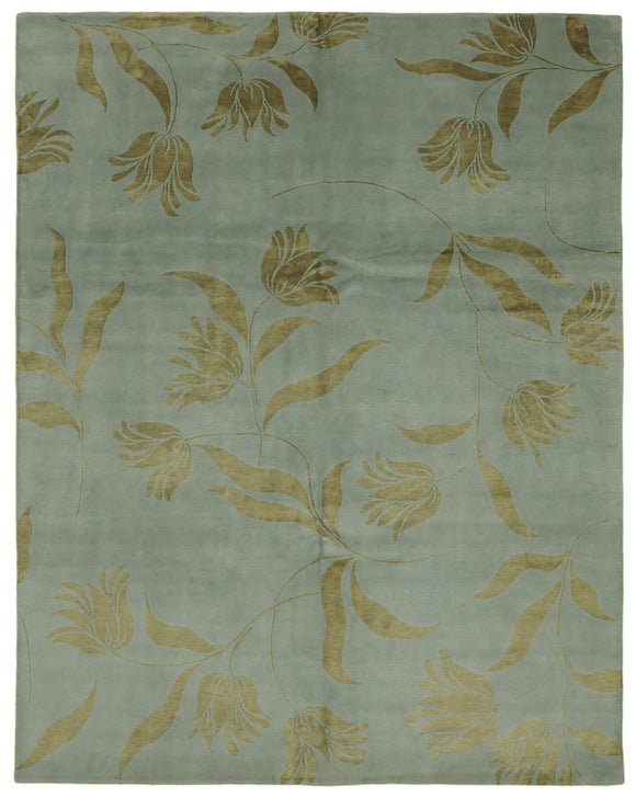 8' 0'' x 10' 1'' Hand-Knotted Oushak Rug