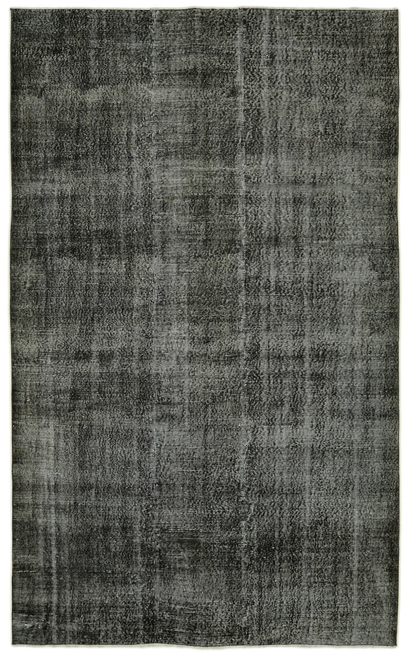 6' x 9' 10'' Handmade Vintage Overdyed Rug