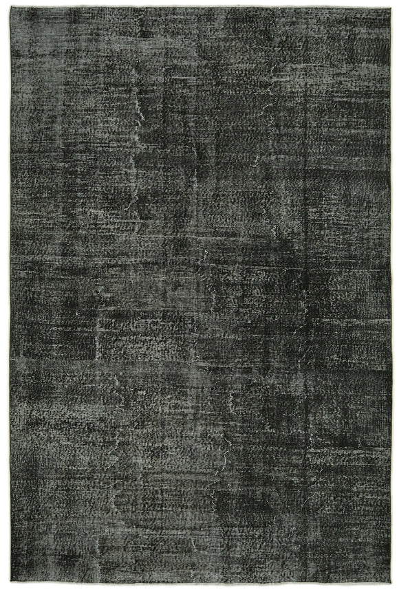 6' 9'' x 9' 10'' Handmade Vintage Overdyed Rug