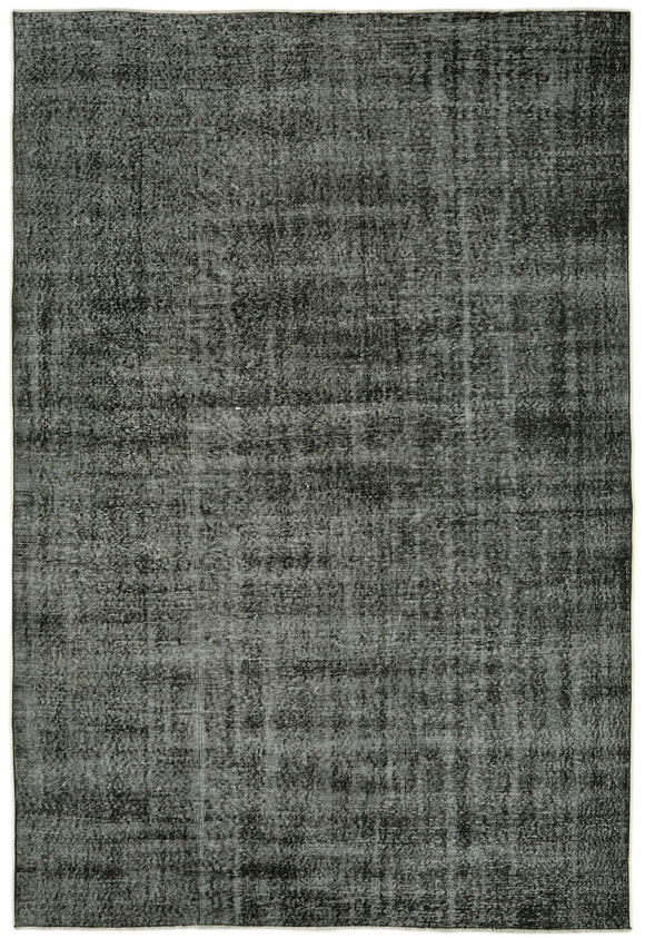 6' 9'' x 9' 11'' Handmade Vintage Overdyed Rug