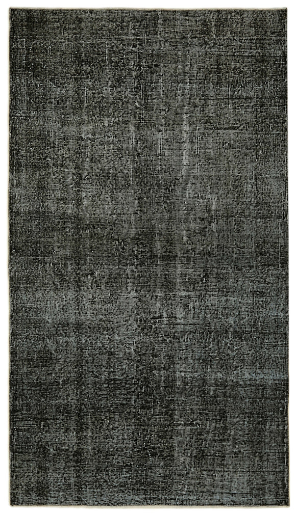 4' 9'' x 8' 6'' Handmade Vintage Overdyed Rug