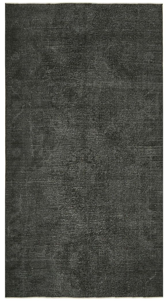 4' 10'' x 8' 10'' Handmade Vintage Overdyed Rug