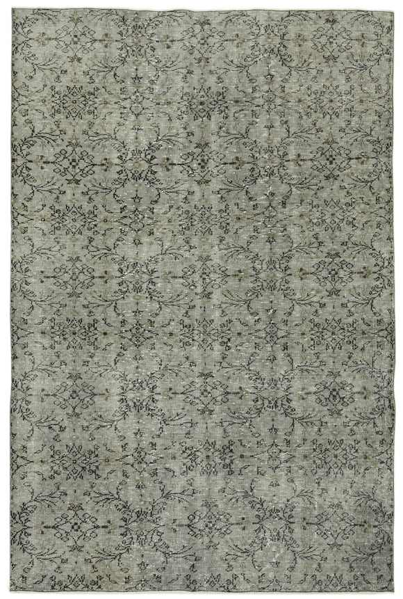 6' 4'' x 9' 2'' Handmade Overdyed Rug