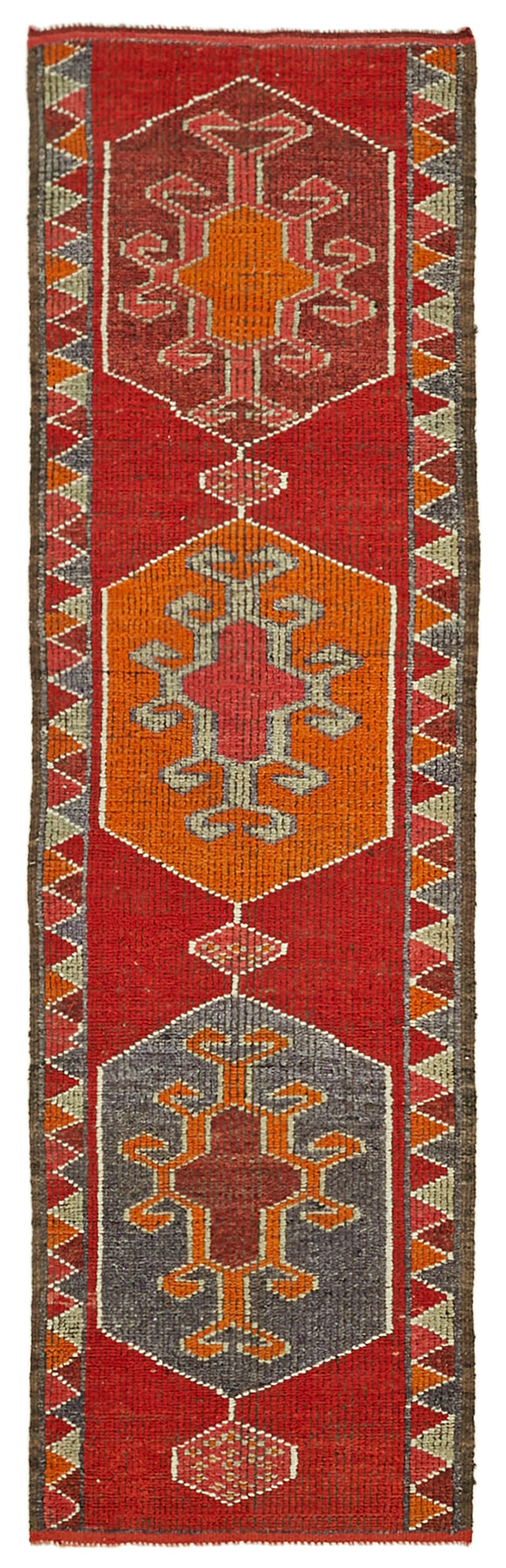 3' 1'' x 10' 0'' Handmade Runner Rug