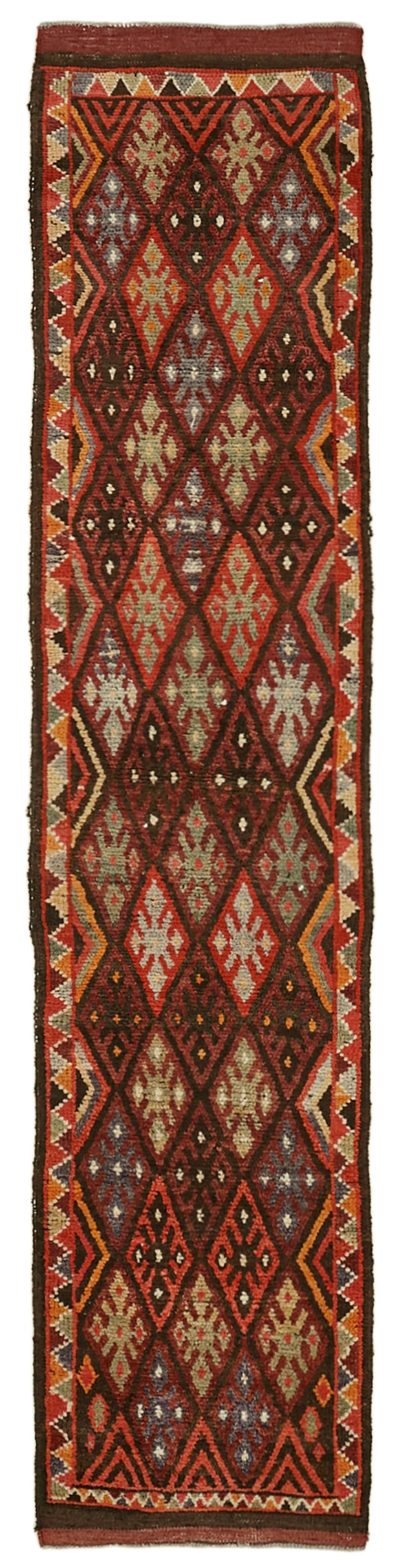 2' 11'' x 11' 10'' Handmade Runner Rug