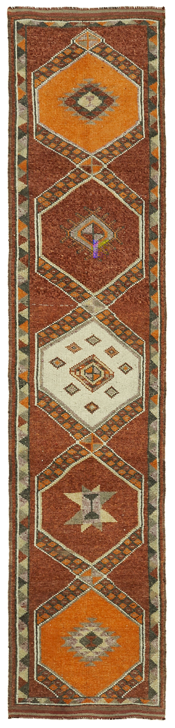 2' 11'' x 12' 10'' Handmade Runner Rug