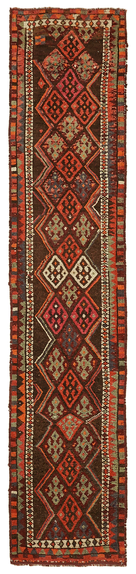 2' 10'' x 13' 0'' Handmade Runner Rug