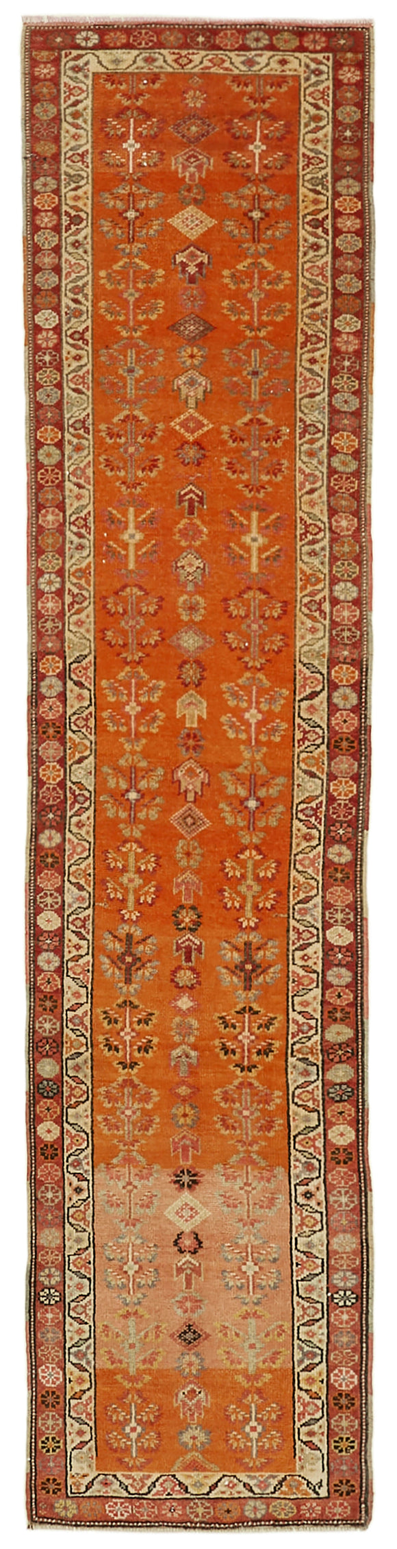 2' 11'' x 11' 8'' Handmade Runner Rug