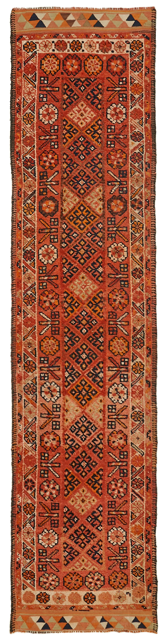 2' 11'' x 11' 11'' Handmade Runner Rug