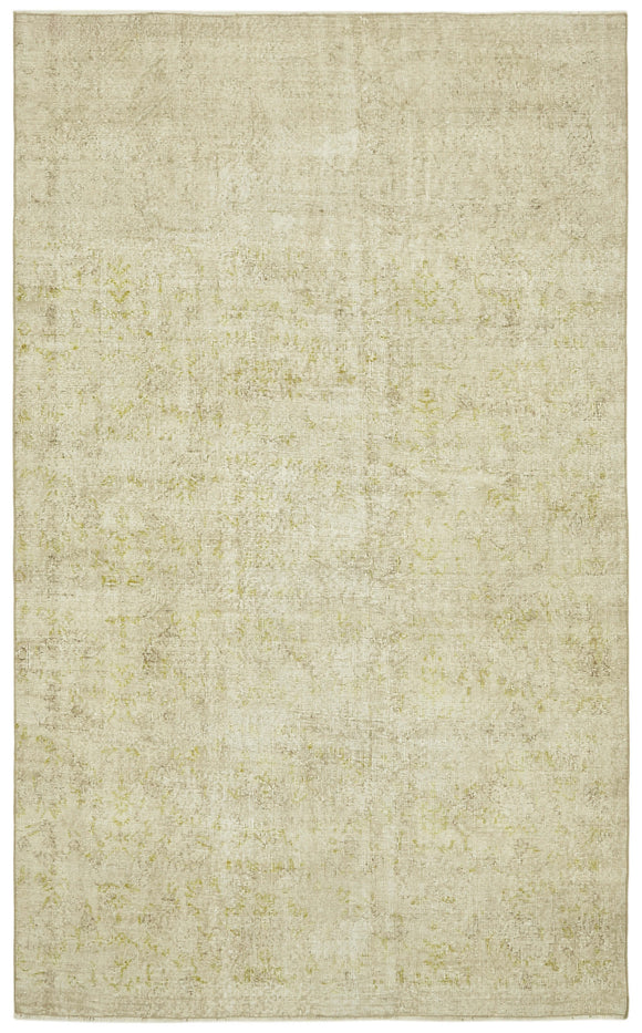 6' x 9' 9'' Hand-Knotted Turkish Vintage Rug