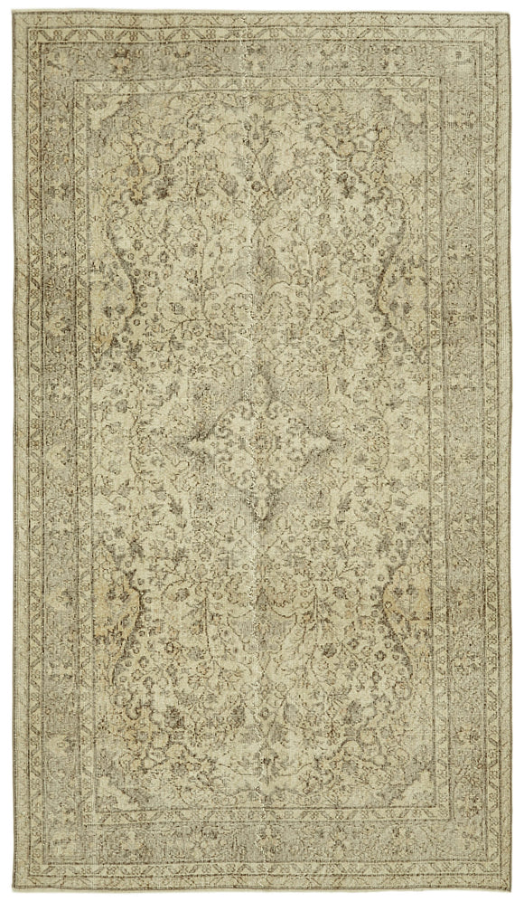 5' x 8' 9'' Handmade Vintage Rug