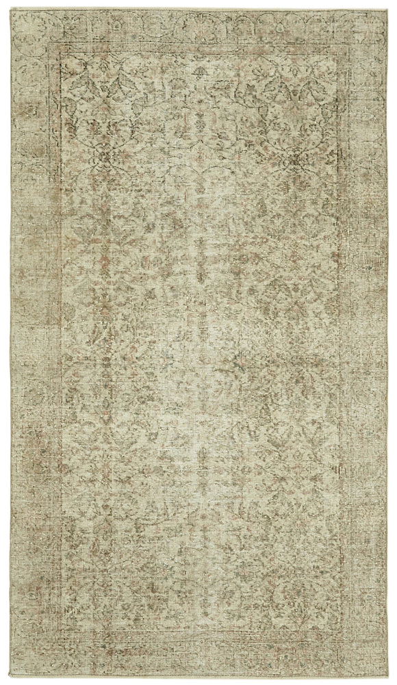 4' 11'' x 8' 4'' Handmade Vintage Rug