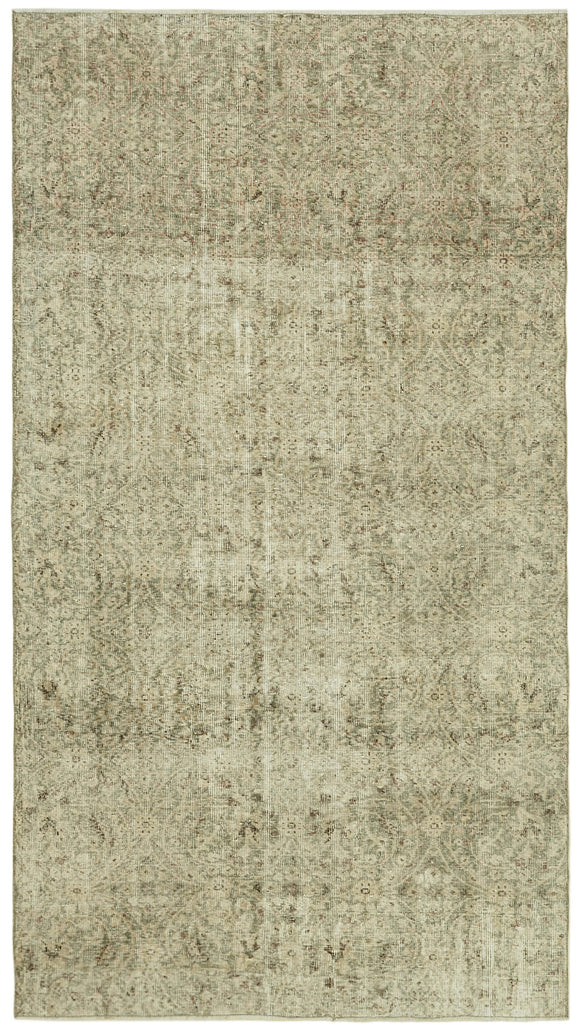 5' 1'' x 8' 11'' Distressed Vintage Rug