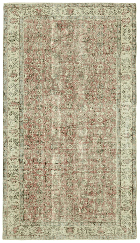 4' 9'' x 8' 4'' Distressed Vintage Rug