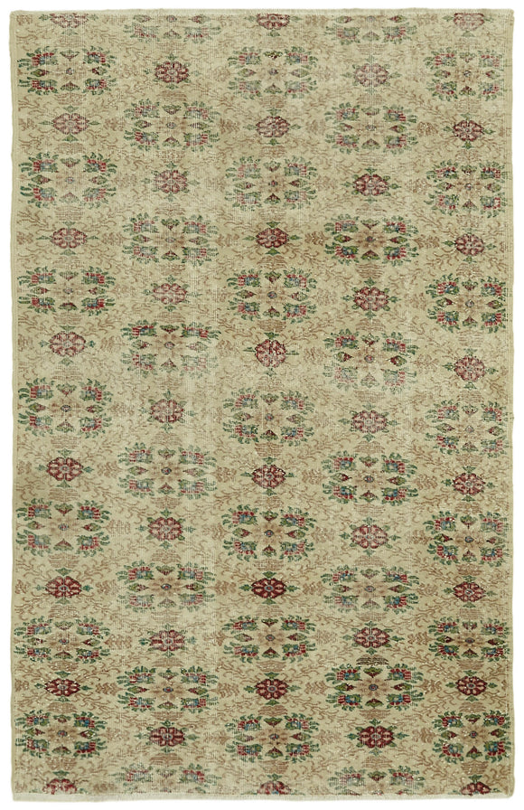 5' 5'' x 8' 6'' Vintage Turkish Rug