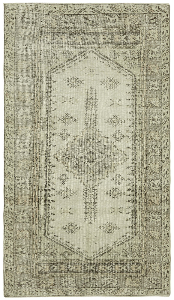 5' 3'' x 9' 1'' Turkish Distressed Rug