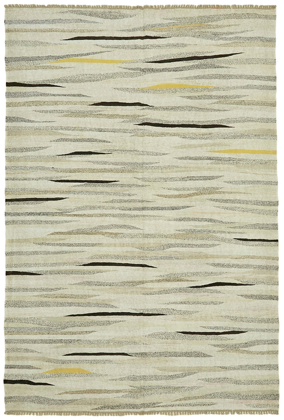 8' 1'' x 11' 11'' Turkish Hemp Kilim Rug