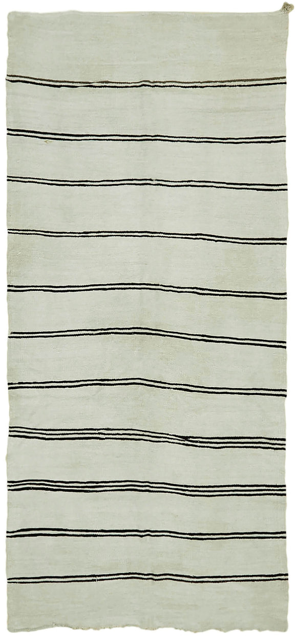 5' 5'' x 12' 2'' Turkish Hemp Kilim Rug