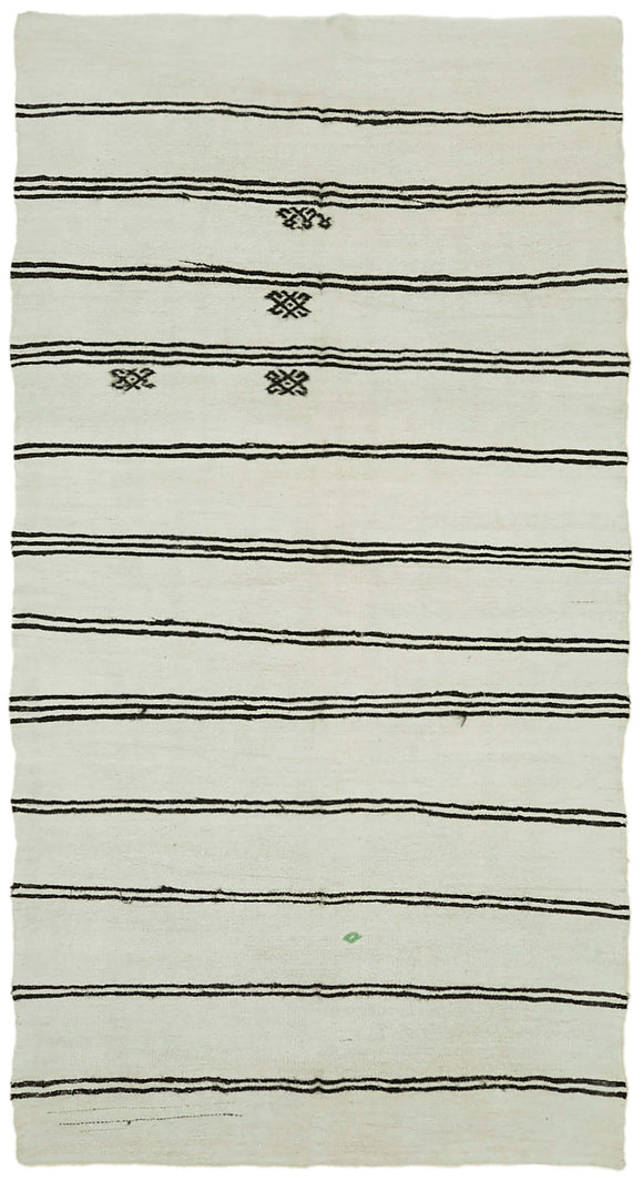 5' 11'' x 10' 11'' Turkish Hemp Kilim Rug