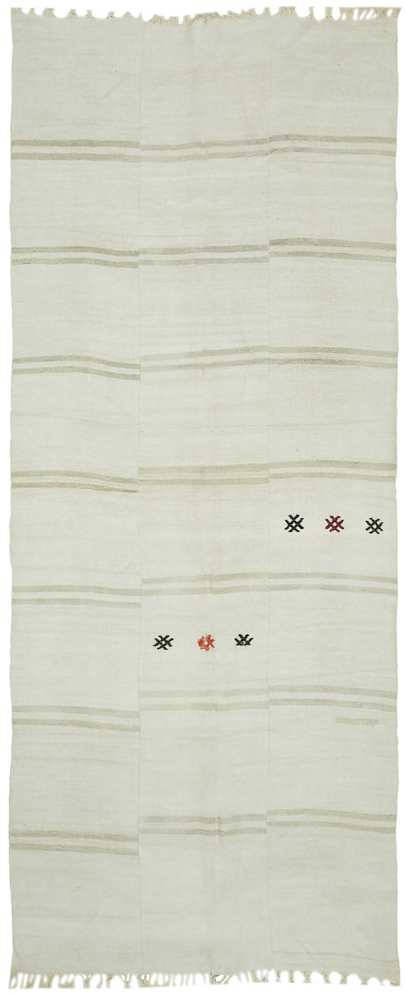 6' 9'' x 15' 5'' Turkish Hemp Kilim Rug