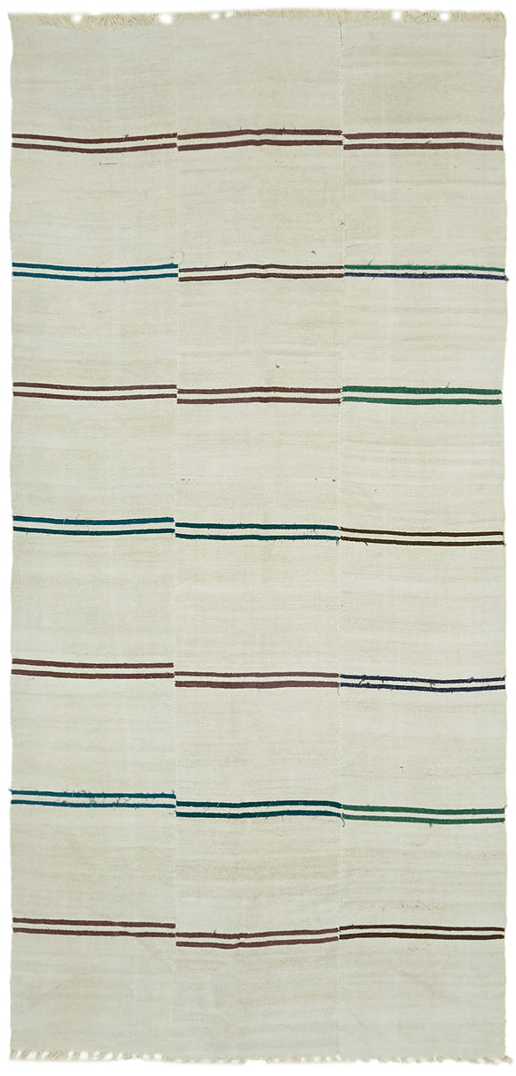 6' 9'' x 13' 5'' Turkish Hemp Kilim Rug