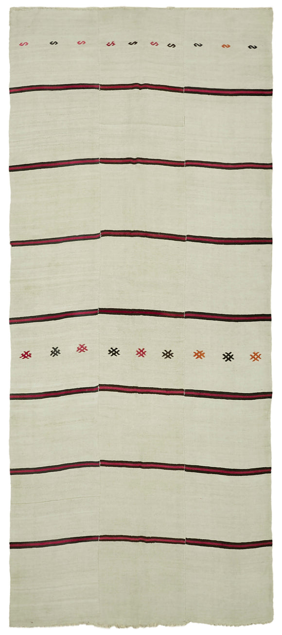 6' 9'' x 16' 2'' Turkish Hemp Kilim Rug