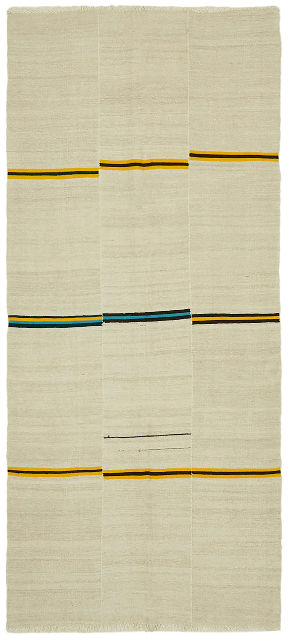 5' 1'' x 11' 6'' Turkish Hemp Kilim Rug