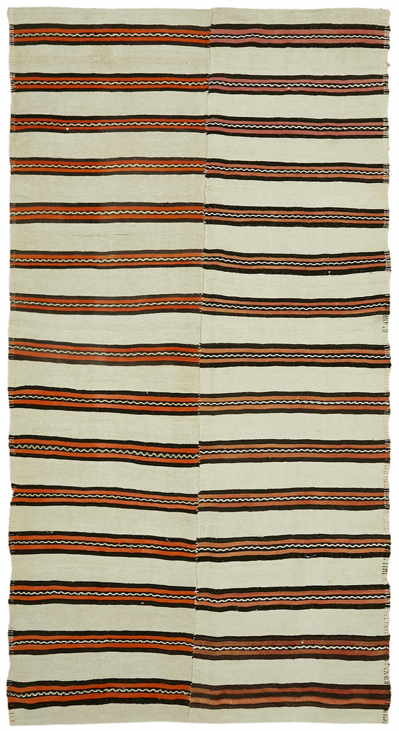 6' 1'' x 11' 5'' Turkish Hemp Kilim Rug