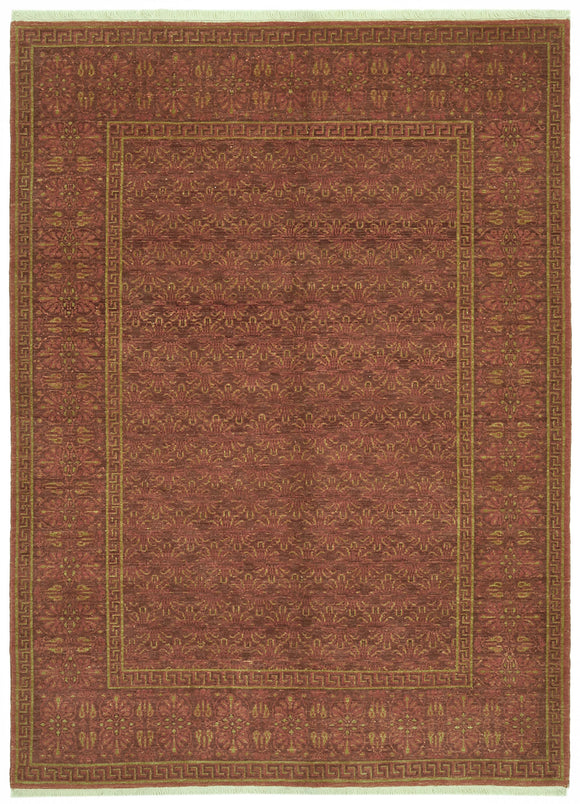 6' 9'' x 9' 1'' Hand-Knotted Oushak Rug