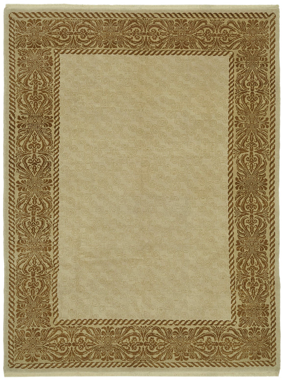 6' 10'' x 10' 3'' Hand-Knotted Oushak Rug