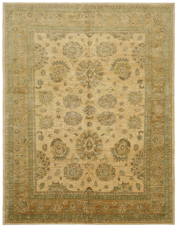 8' 2'' x 10' 4'' Hand-Knotted Oushak Rug