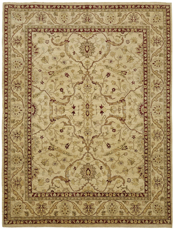 8' 1'' x 10' 5'' Hand-Knotted Oushak Rug