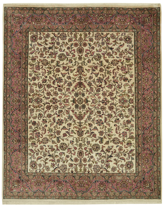 7' 9'' x 9' 6'' Hand-Knotted Oushak Rug