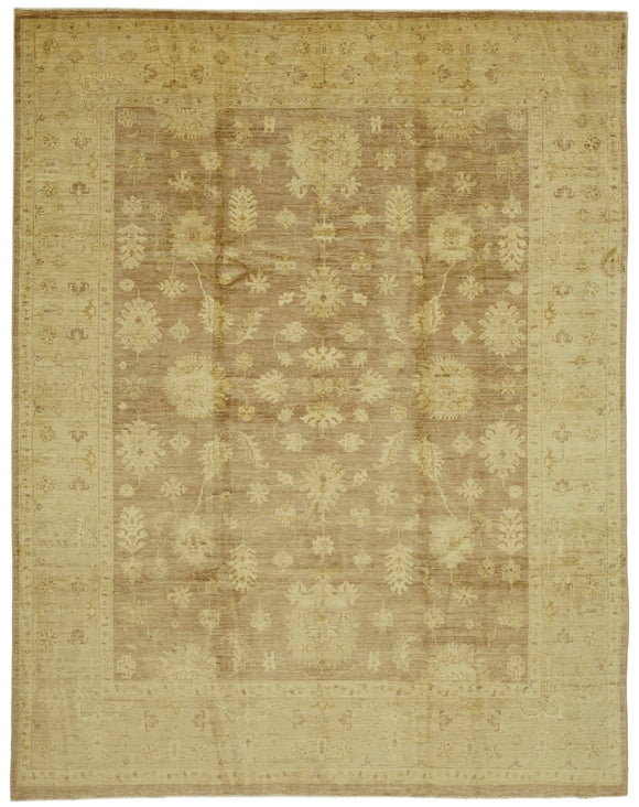 7' 9'' x 9' 9'' Hand-Knotted Oushak Rug