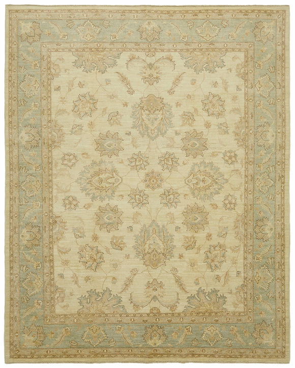 8' 3'' x 10' 1'' Hand-Knotted Oushak Rug