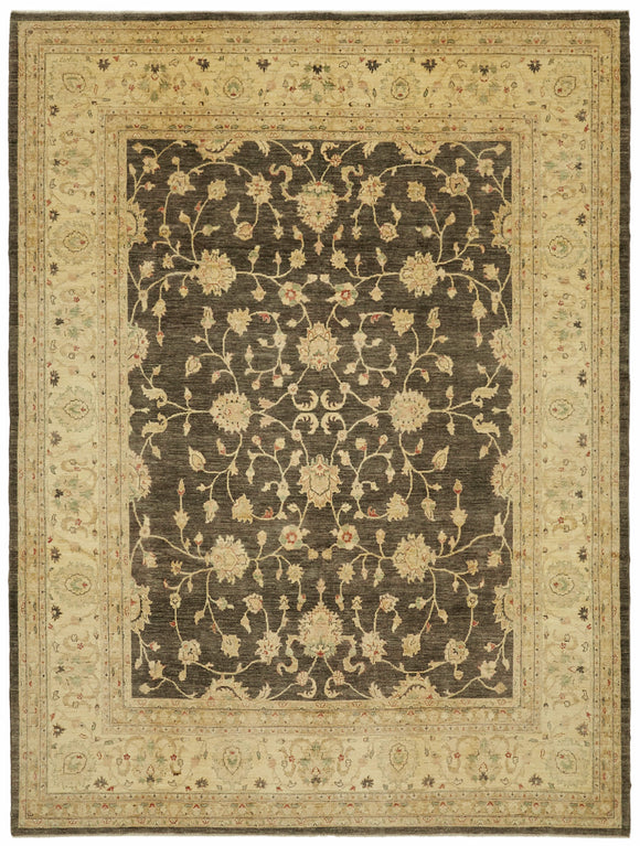 8' 10'' x 11' 6'' Hand-Knotted Oushak Rug