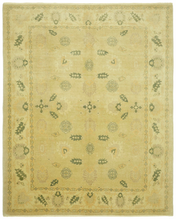8' 1'' x 9' 10'' Hand-Knotted Oushak Rug