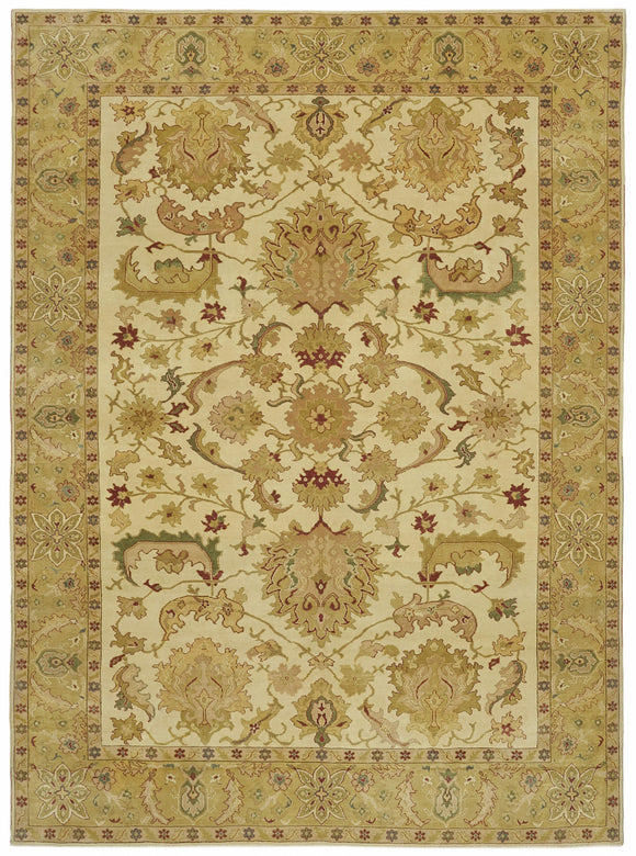 8' 11'' x 11' 9'' Hand-Knotted Oushak Rug