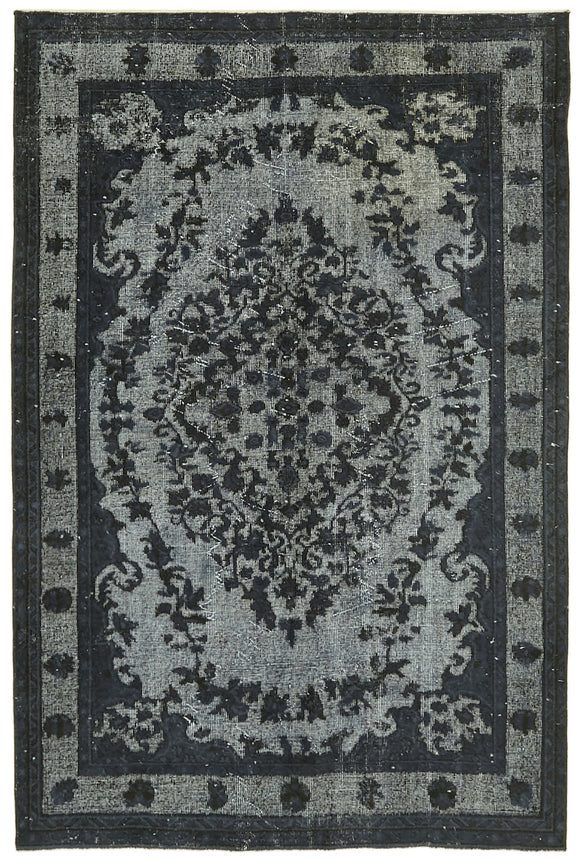 5' 9'' x 8' 8'' Turkish Hand Carved Rug
