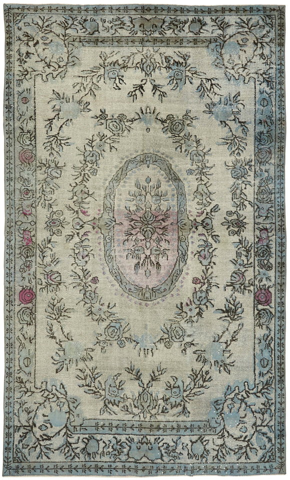 6' x 9' 9'' Over-dyed Turkish Rug