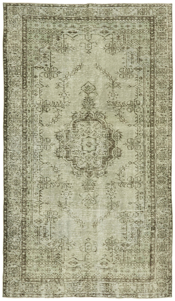 5' 3'' x 9' Turkish Hand Carved Rug