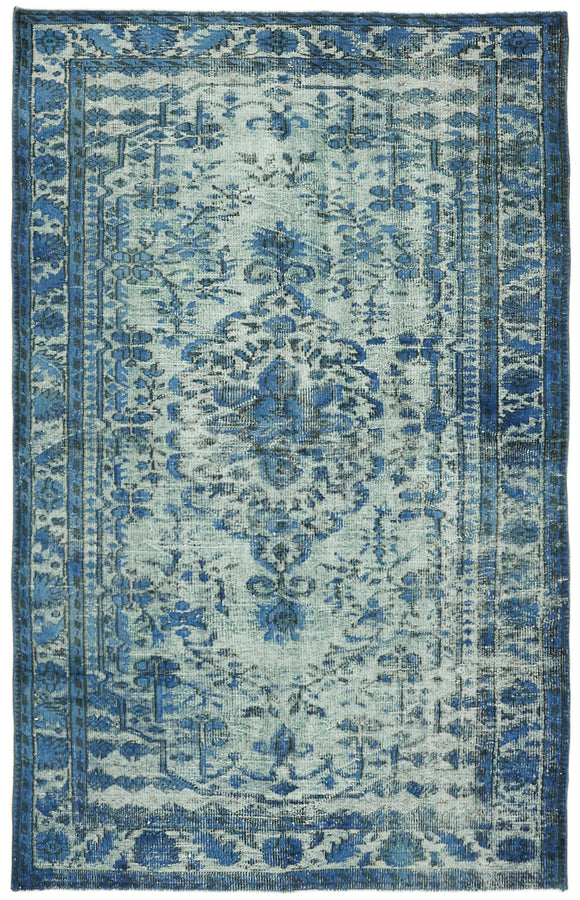 5' 8'' x 8' 10'' Turkish Hand Carved Rug