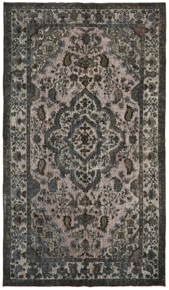 5' 9'' x 9' 9'' Turkish Hand Carved Rug
