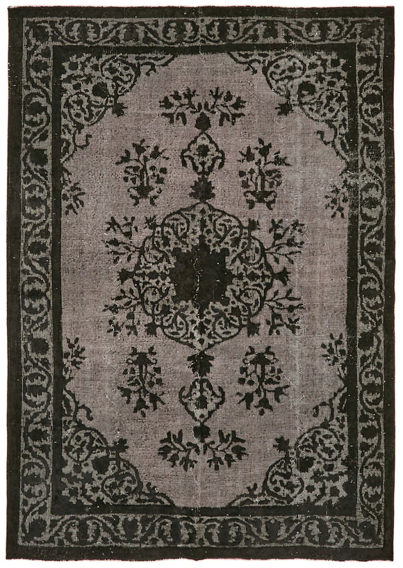 5' 8'' x 8' Turkish Hand Carved Rug