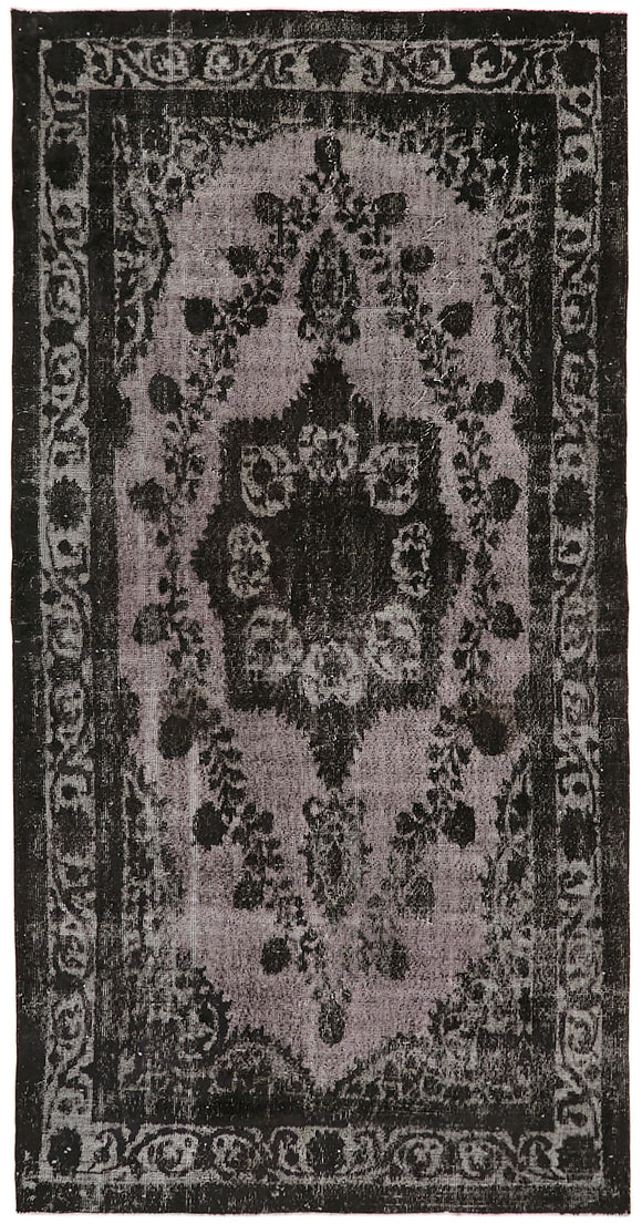 4' 11'' x 9' 7'' Turkish Hand Carved Rug