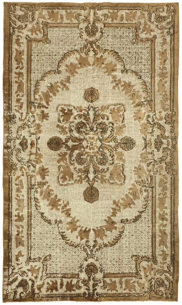5' 9'' x 9' 7'' Turkish Hand Carved Rug