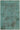 7' 10'' x 11' 8'' Turquoise Vintage Hand-Knotted Rug
