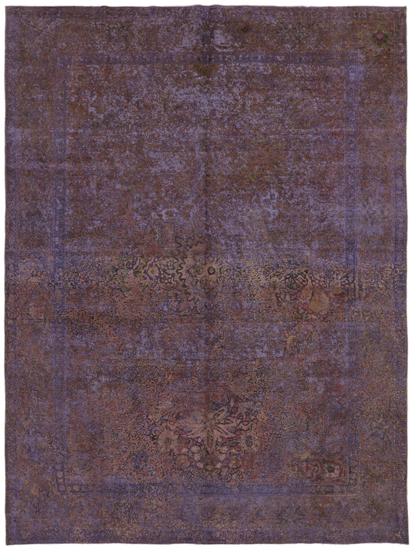 9' 10'' x 12' 10'' Purple Handmade Persian Rug