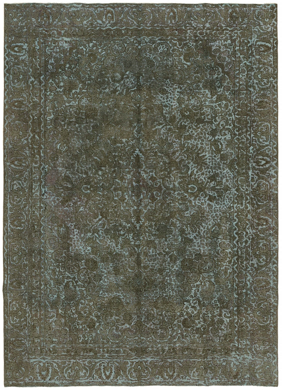 8' 5'' x 11' 9'' Blue Handmade Persian Rug